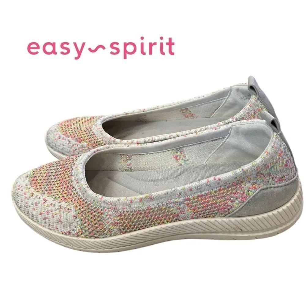 Easy Spirit Women's Glitz Rose Pink Walking Shoes Sneakers 8